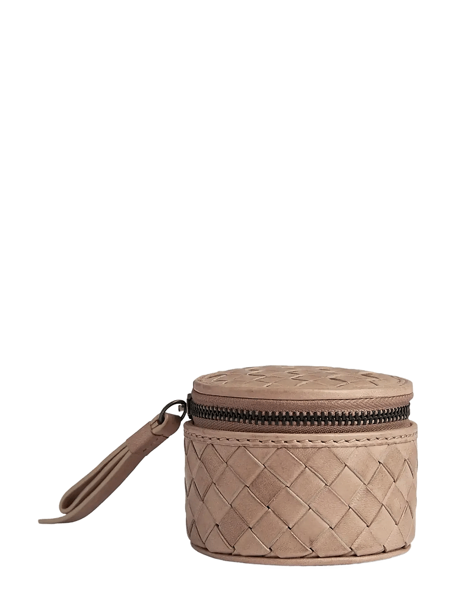 Markberg - LovaMBG Jewelry Box, S, Weave - smyckeskrin - mocha mousse - 1