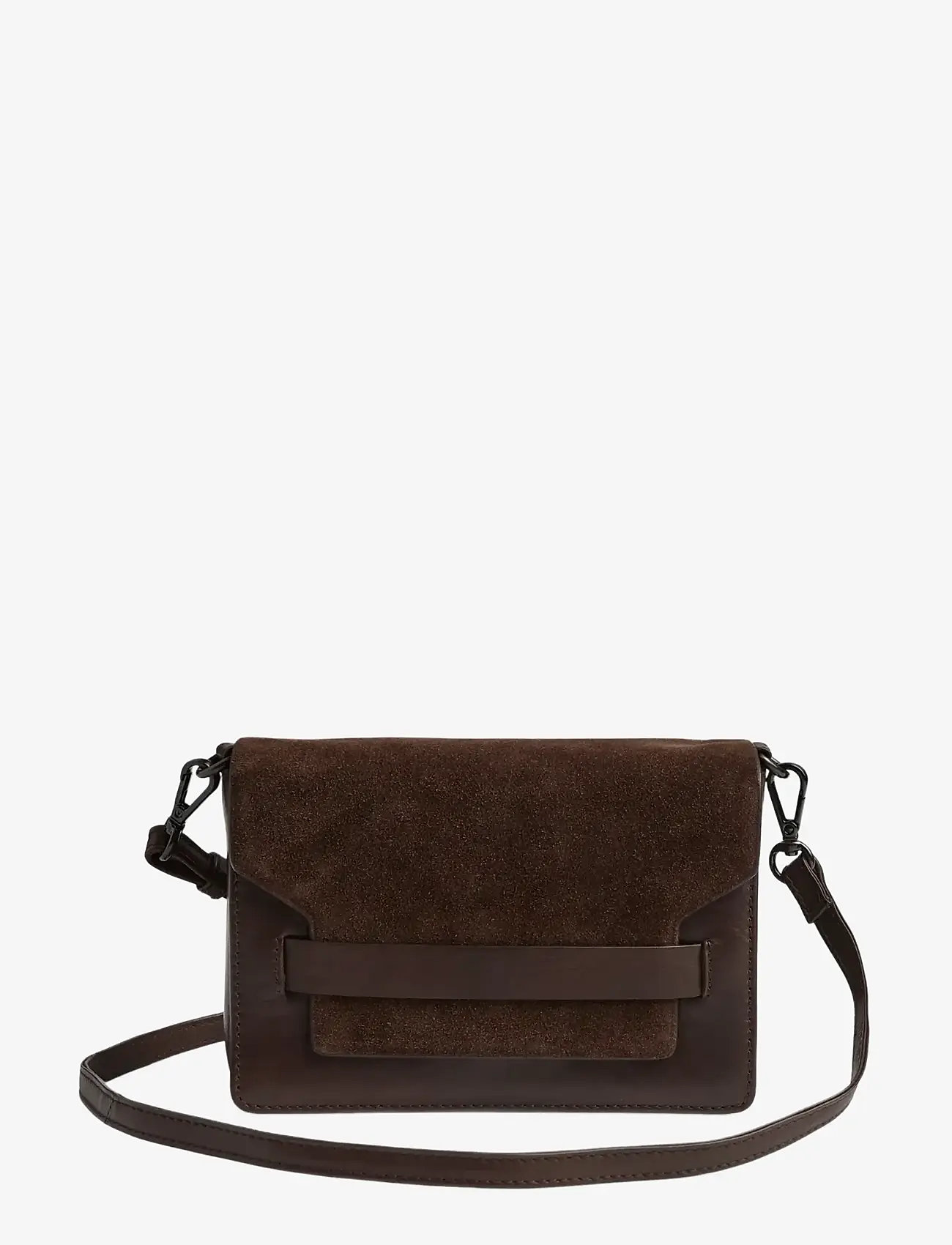 Markberg - VanyaMBG Crossbody Bag, Antiq. - fashion trends - dark brown w/br. gold - 1