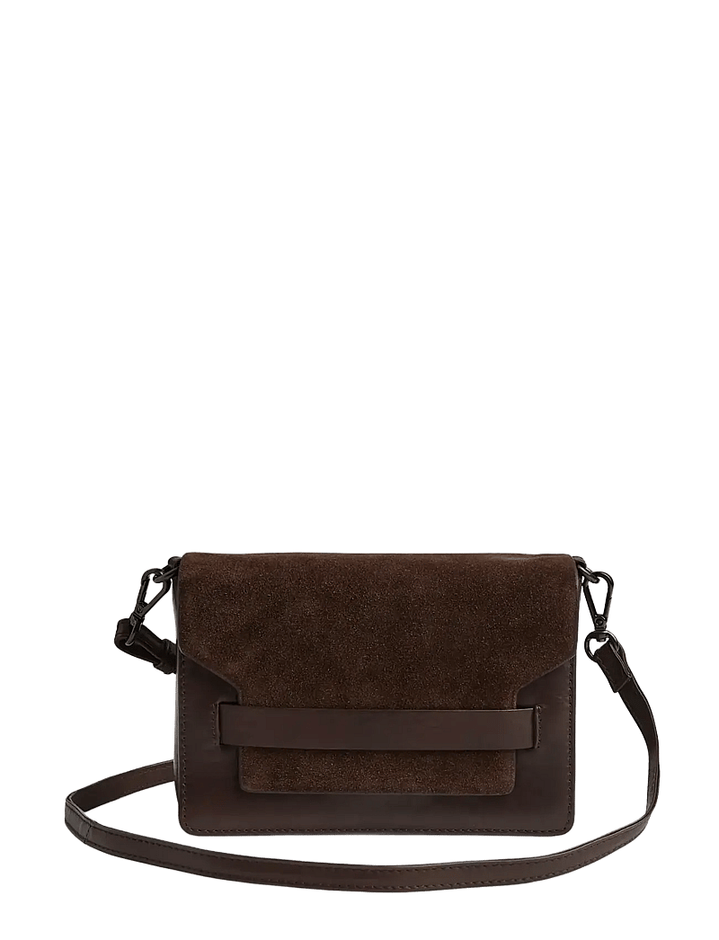 Markberg - VanyaMBG Crossbody Bag, Antiq. - fashion trends - dark brown w/br. gold - 1