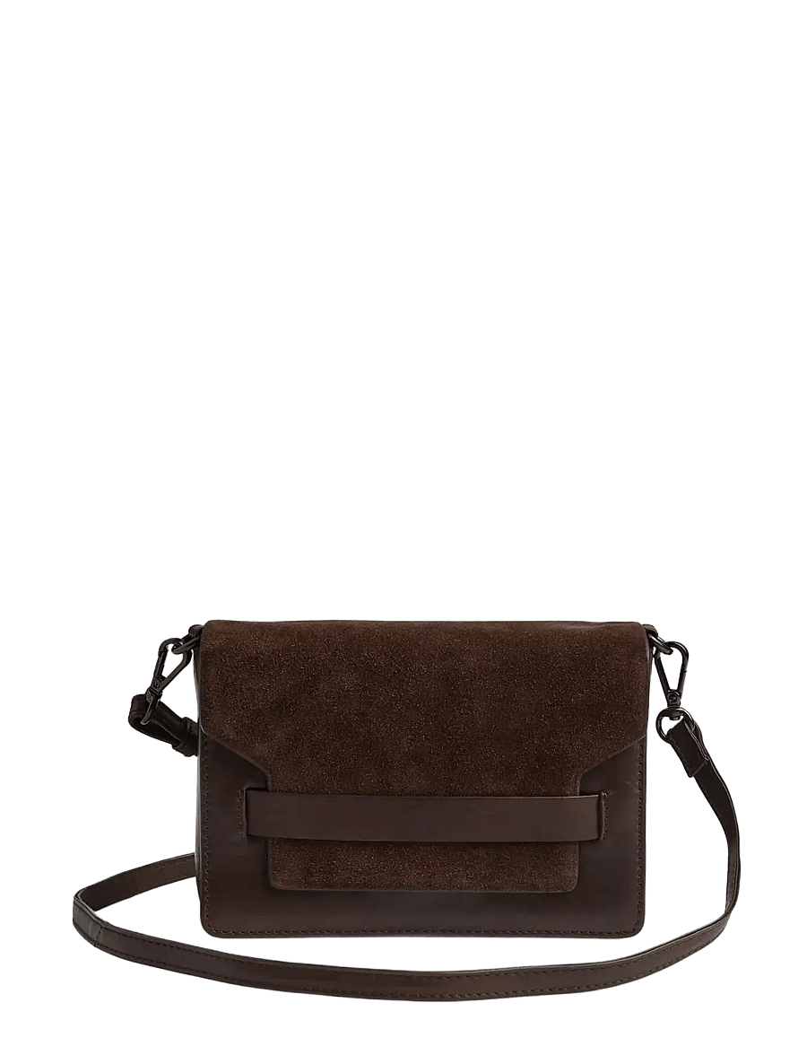 Markberg - VanyaMBG Crossbody Bag, Antiq. - modetrends - dark brown w/br. gold - 1