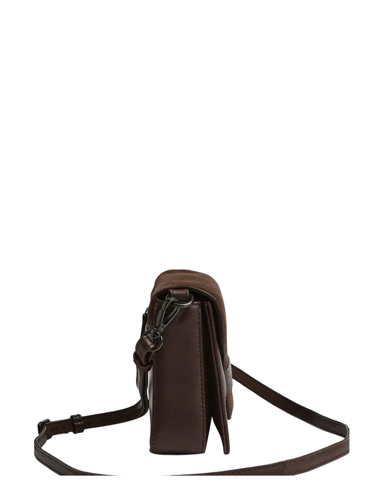 Markberg - VanyaMBG Crossbody Bag, Antiq. - motetrender - dark brown w/br. gold - 3