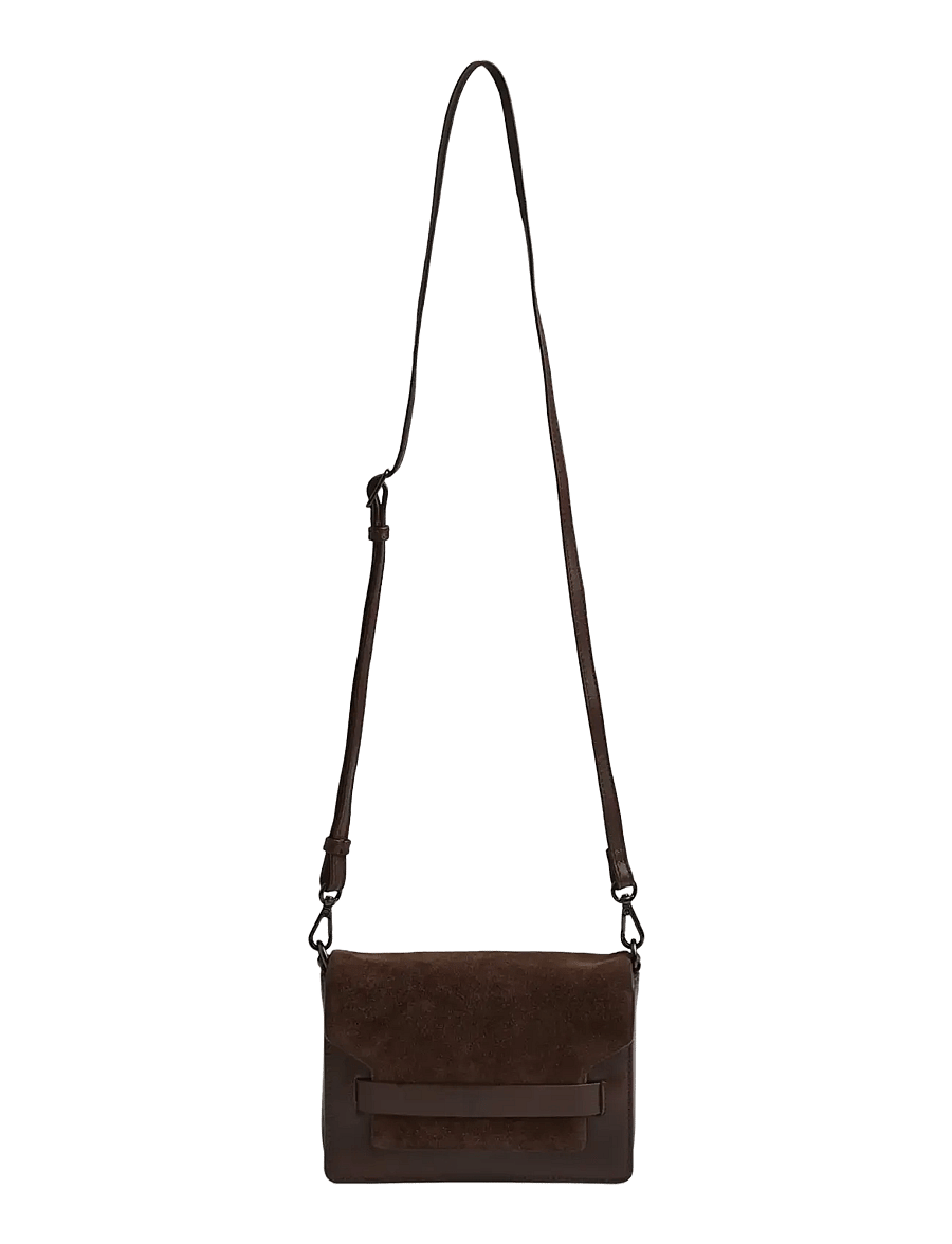 Markberg - VanyaMBG Crossbody Bag, Antiq. - modetrends - dark brown w/br. gold - 5