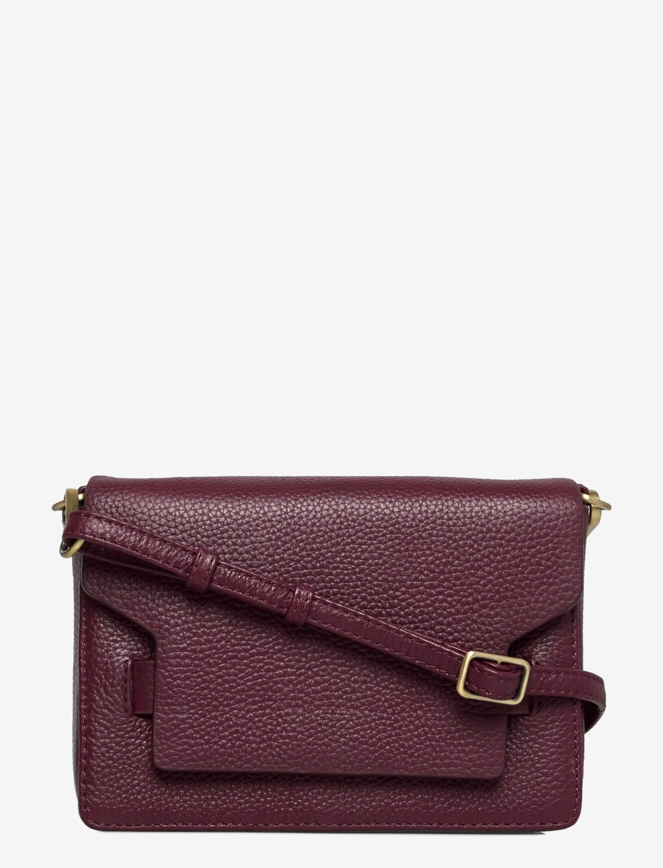 Markberg - VanyaMBG Crossbody Bag, Grain - modetrends - burgundy w/br. gold - 0