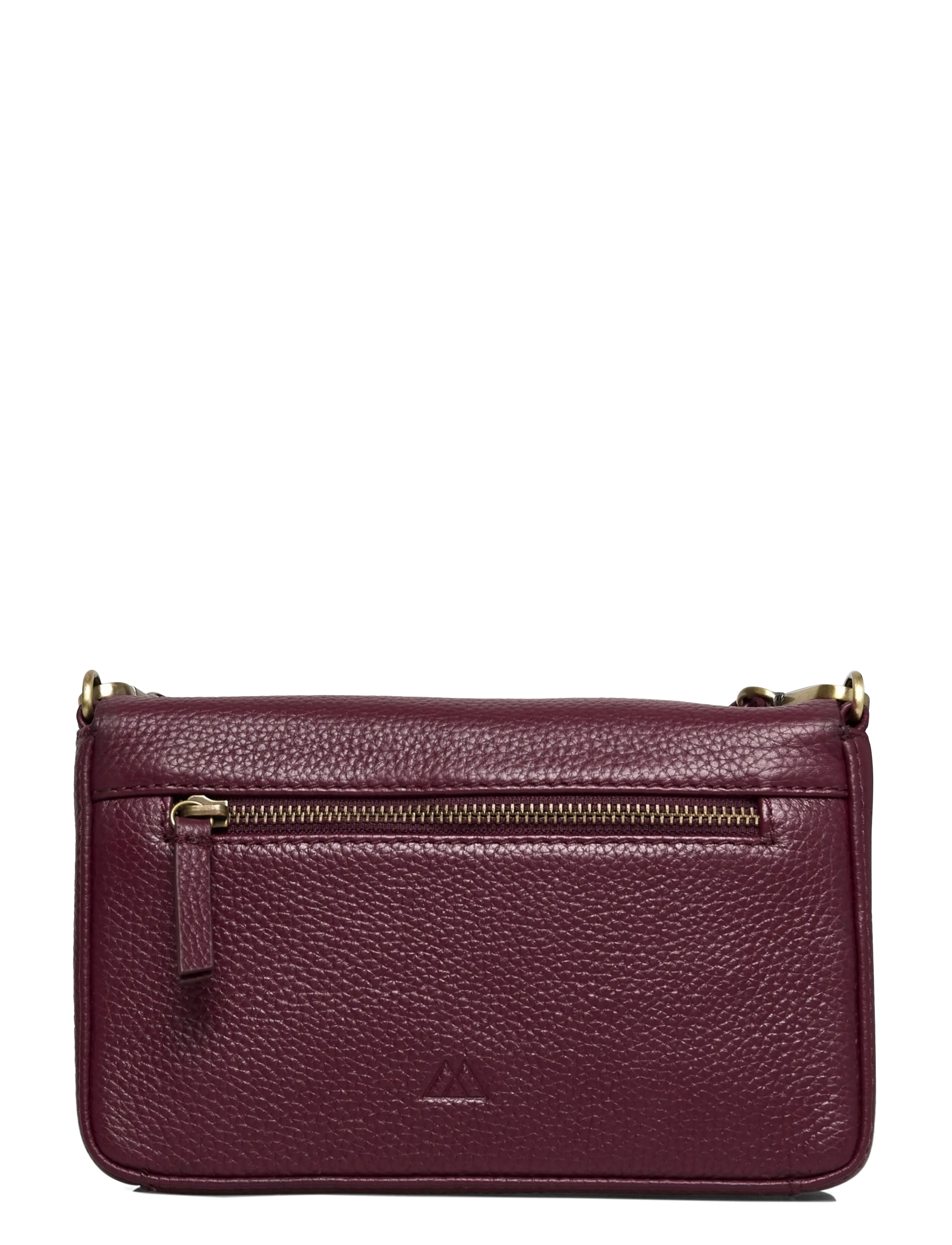 Markberg - VanyaMBG Crossbody Bag, Grain - modetrender - burgundy w/br. gold - 1