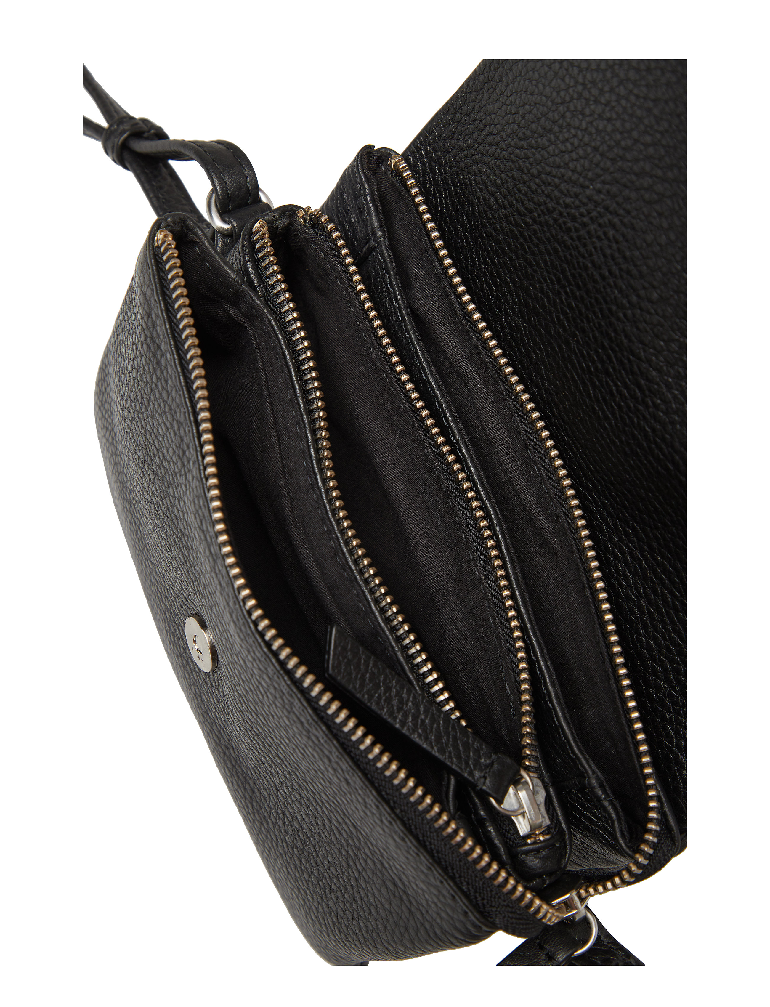 Markberg - Rayna Crossbody Bag, Suede Mix - black - 5