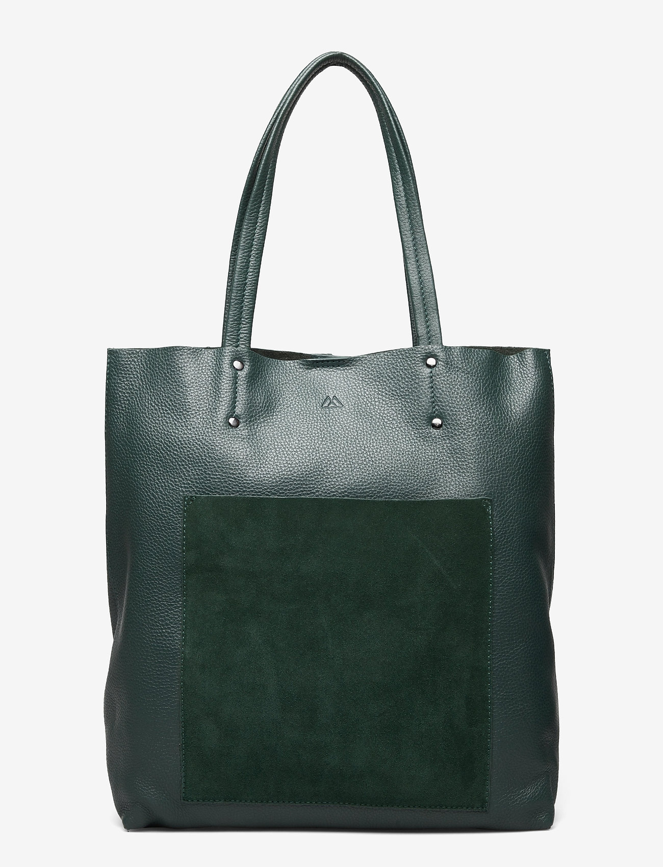Antonella Shopper, Suede Mix - DARK GREEN