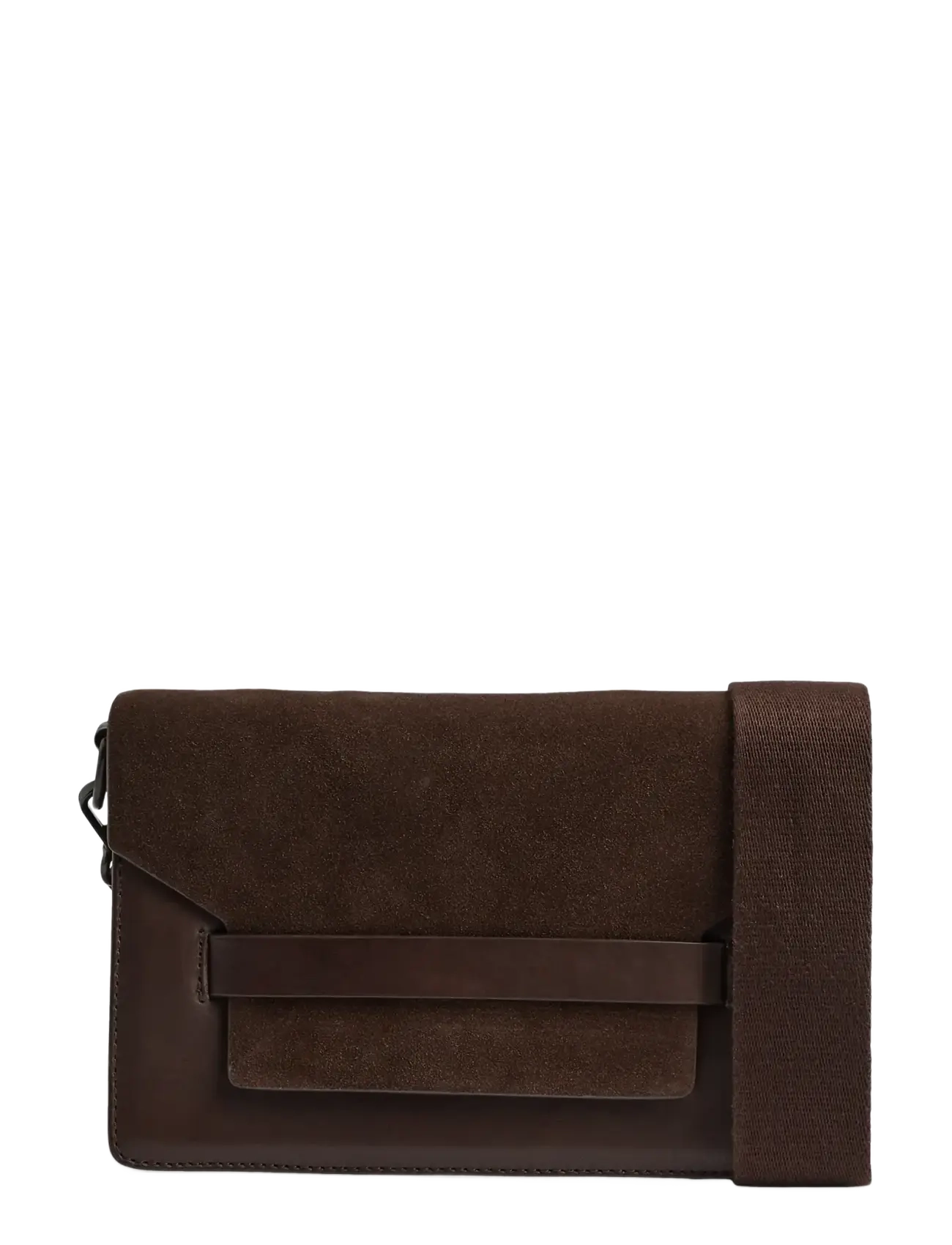 Markberg ArabellaMBG Crossb. Bag, Ant.M - Axelremsväskor - DARK BROWN / brown