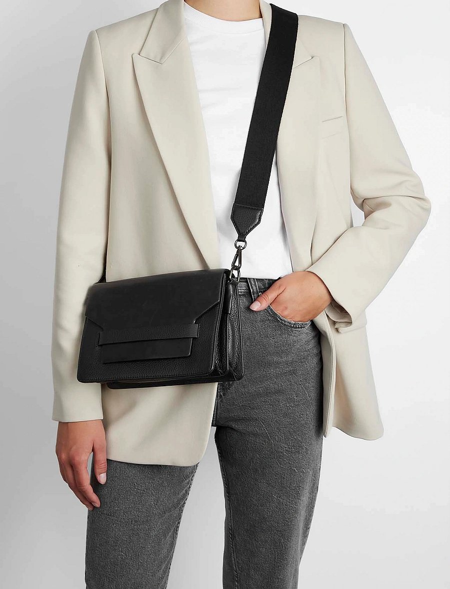 Markberg - ArabellaMBG Crossb.Bag,Gra.Mix - fashion trends - black w/black - 0