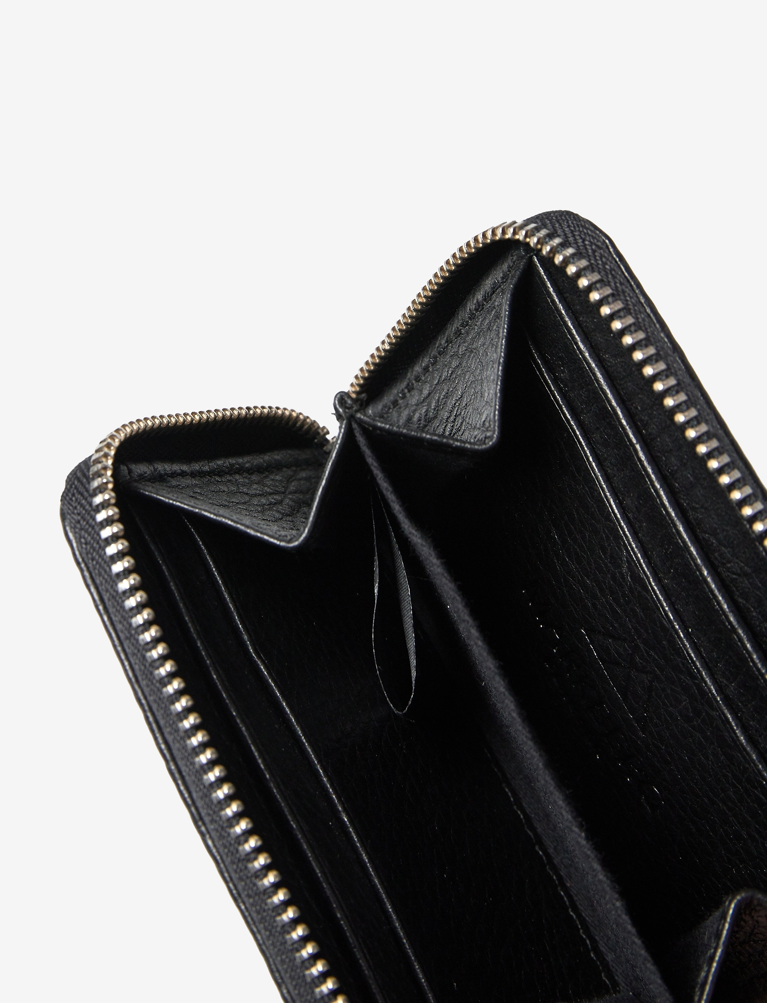 Markberg - SelmaMBG Wallet, Grain - plånböcker - black w/black - 5