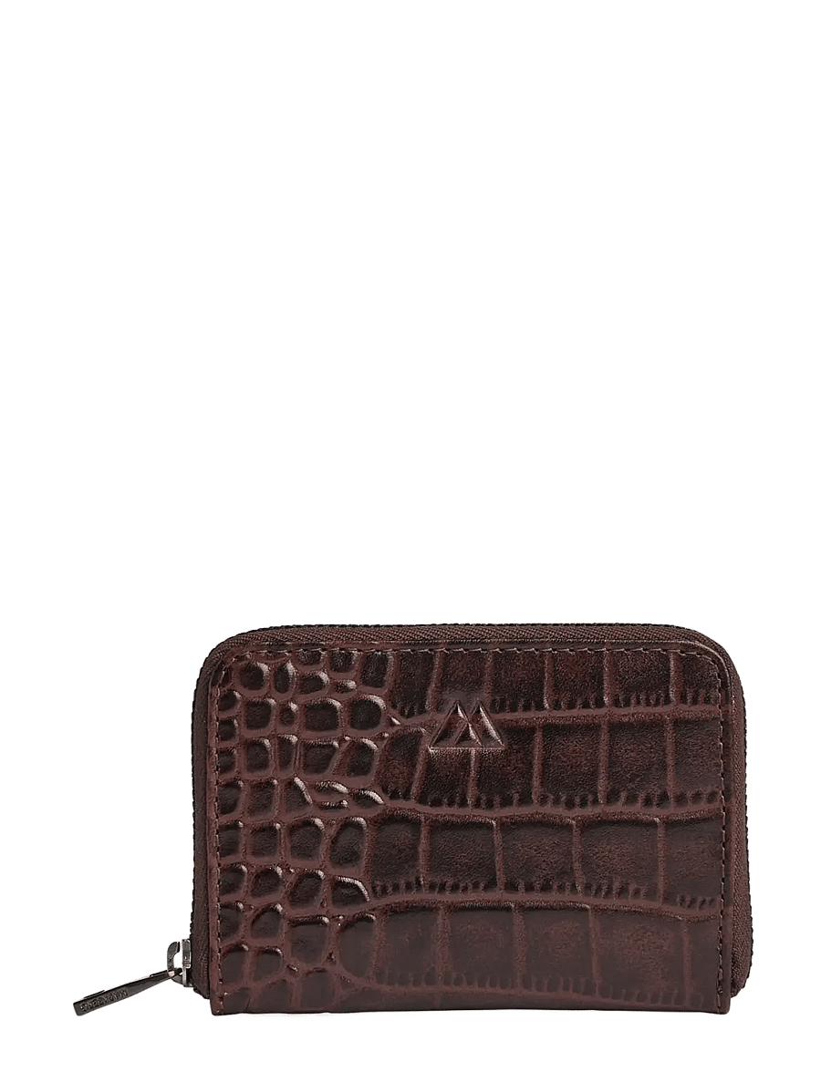 Markberg - SelmaMBG Wallet, Croco - rahakotid - espresso brown - 1