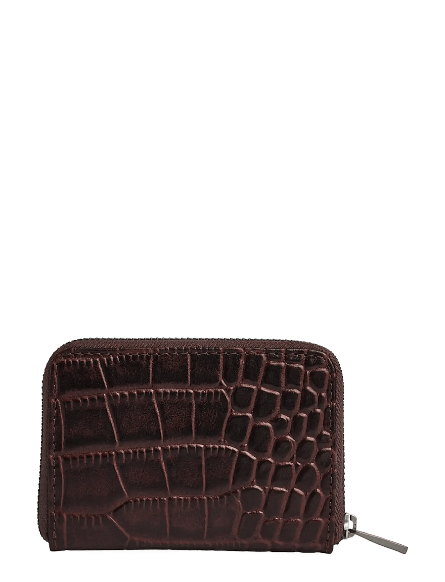 Markberg - SelmaMBG Wallet, Croco - rahakotid - espresso brown - 4