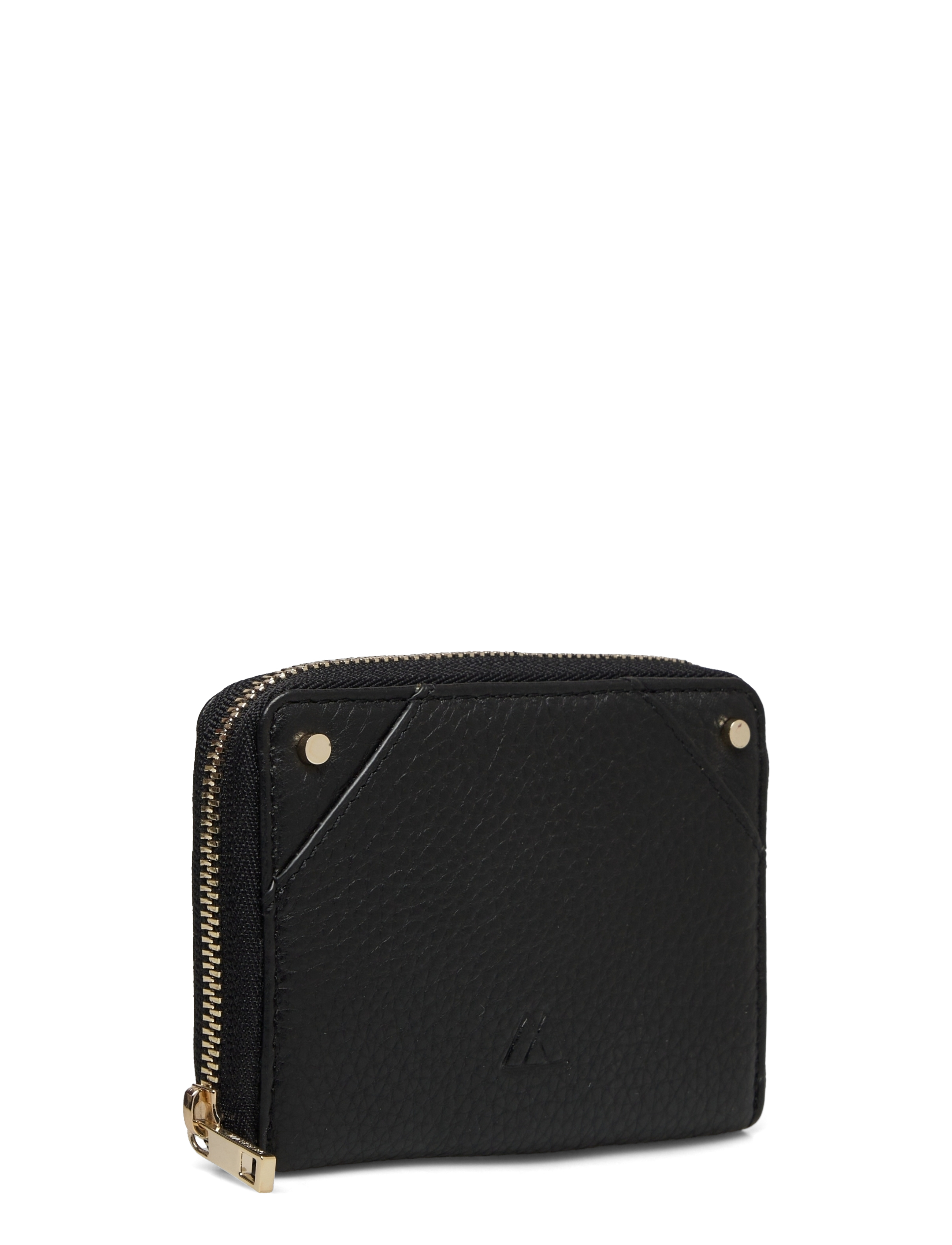 Markberg - SelmaMBG Wallet Rivet, Grain - black w/gold - 2