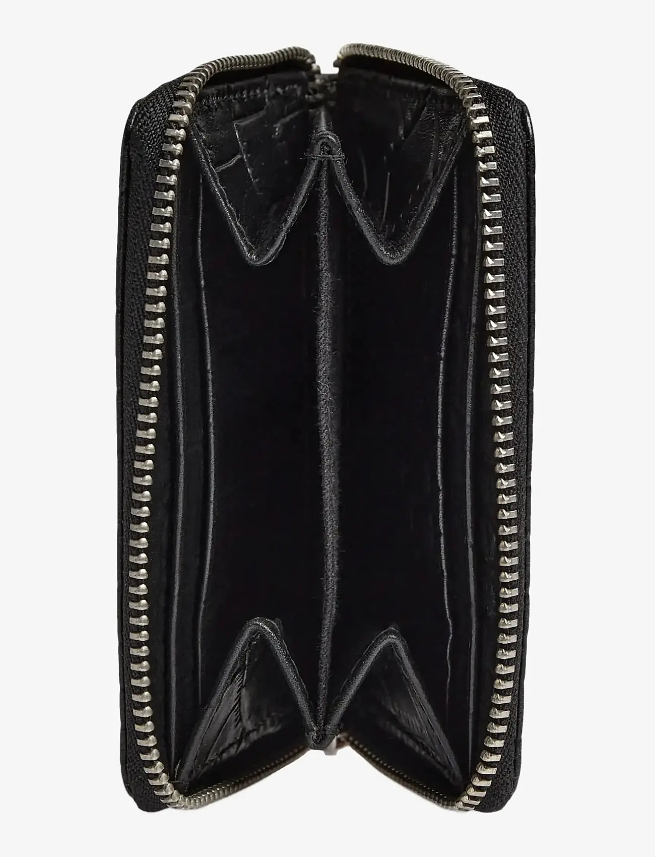 Markberg - SelmaMBG Wallet, Croco - plånböcker - black - 4