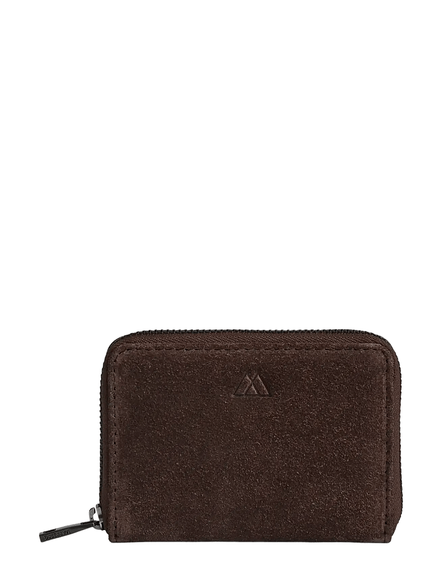 Markberg - SelmaMBG Wallet, Suede - portemonnaies - dark brown - 1