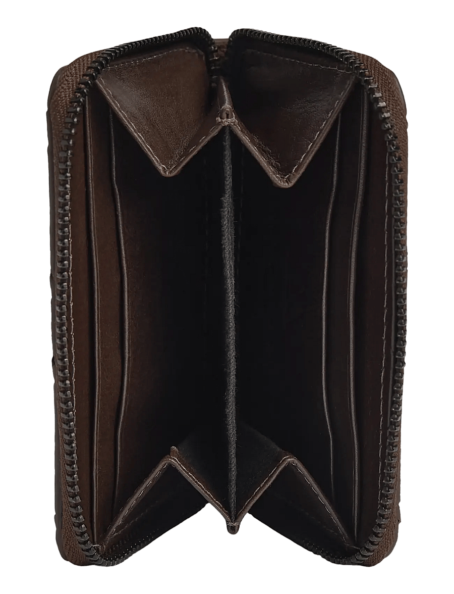 Markberg - SelmaMBG Wallet, Suede Wea. - punge - dark brown - 4