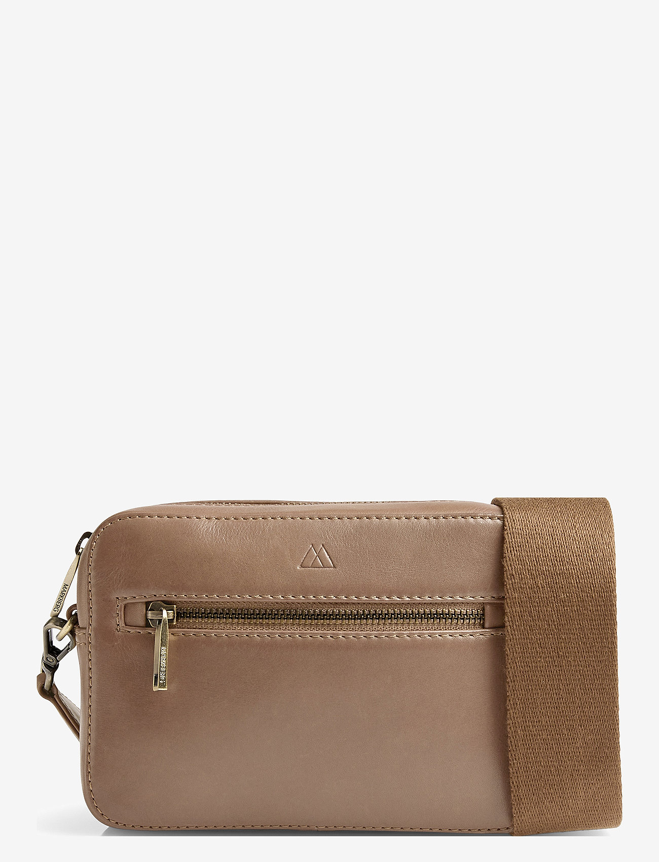 Markberg - EleaMBG Web Cross. Bag, Antiq. - fashion trends - caramel w/br. gold - 0