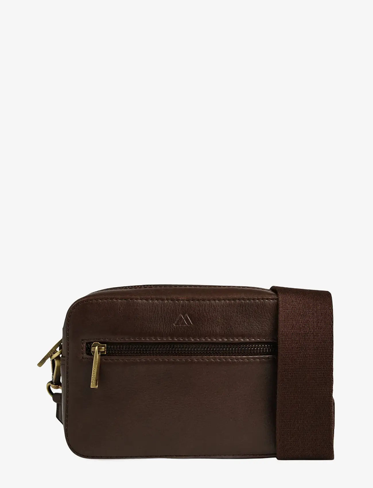 Markberg - EleaMBG Crossbody Bag, Antiq. - modetrends - dark brown w/br. gold - 0