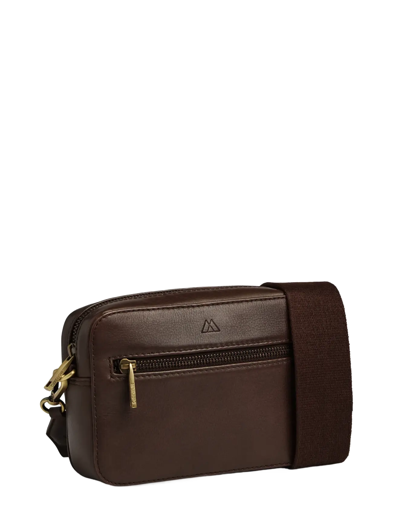 Markberg - EleaMBG Web Cross. Bag, Antiq. - modes tendences - dark brown w/br. gold - 1