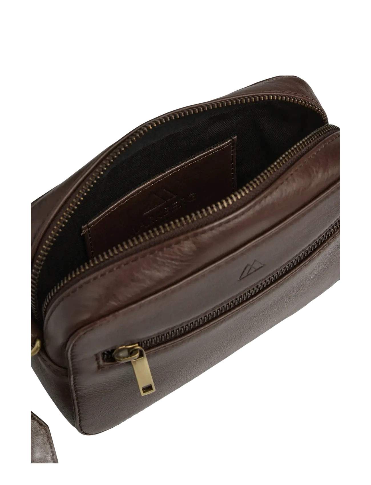 Markberg - EleaMBG Web Cross. Bag, Antiq. - modes tendences - dark brown w/br. gold - 5