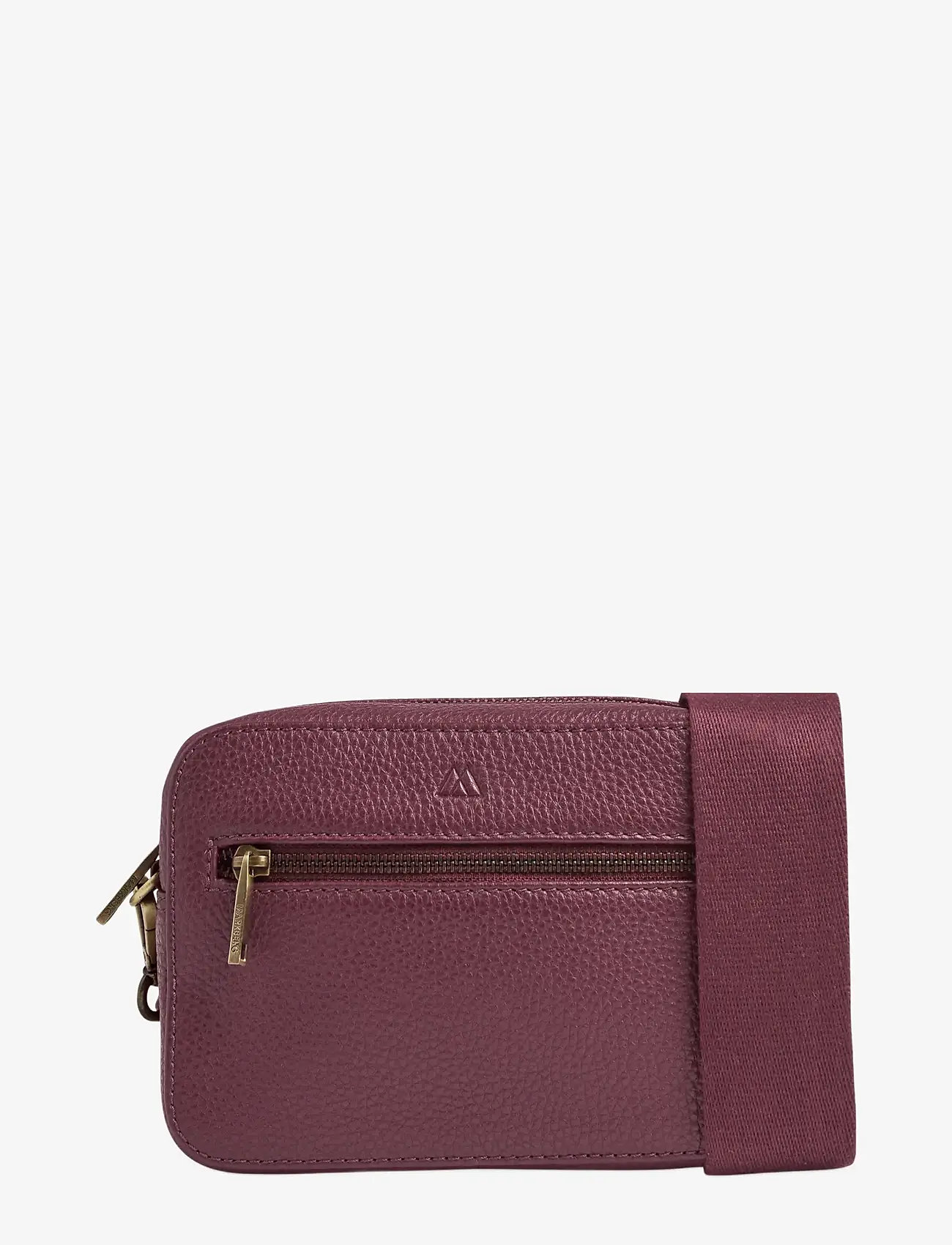 Markberg - Elea Crossbody Bag, Grain - modetrends - burgundy w/br. gold - 0