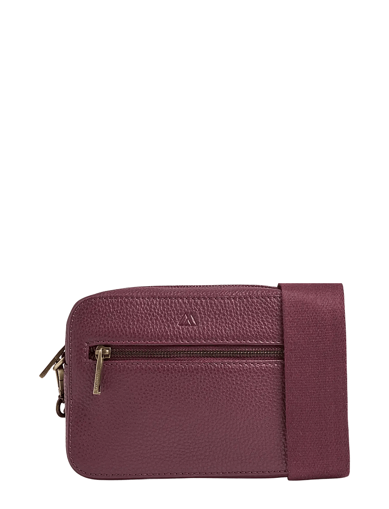 Markberg - Elea Crossbody Bag, Grain - modetrends - burgundy w/br. gold - 0