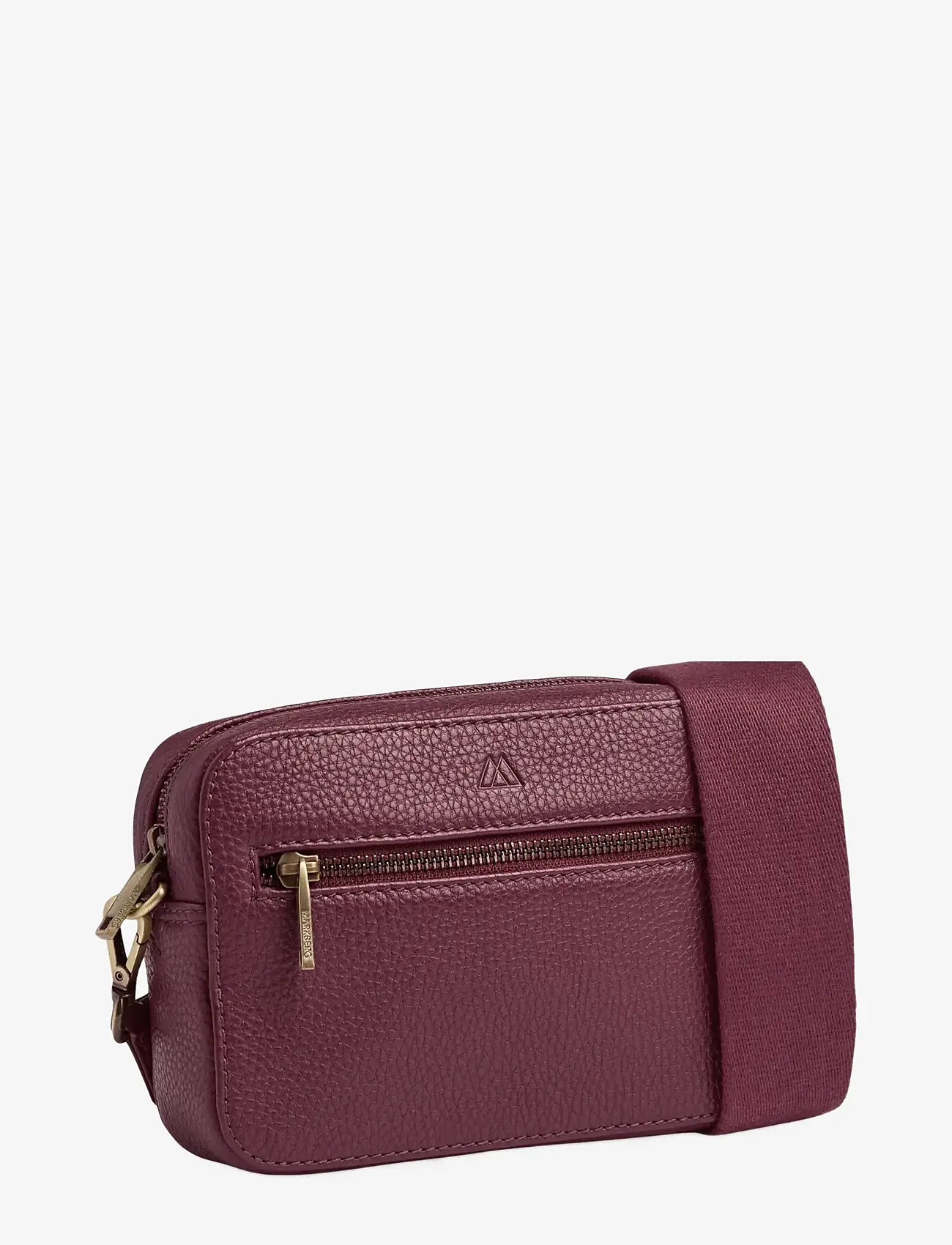 Markberg - Elea Crossbody Bag, Grain - modetrends - burgundy w/br. gold - 1