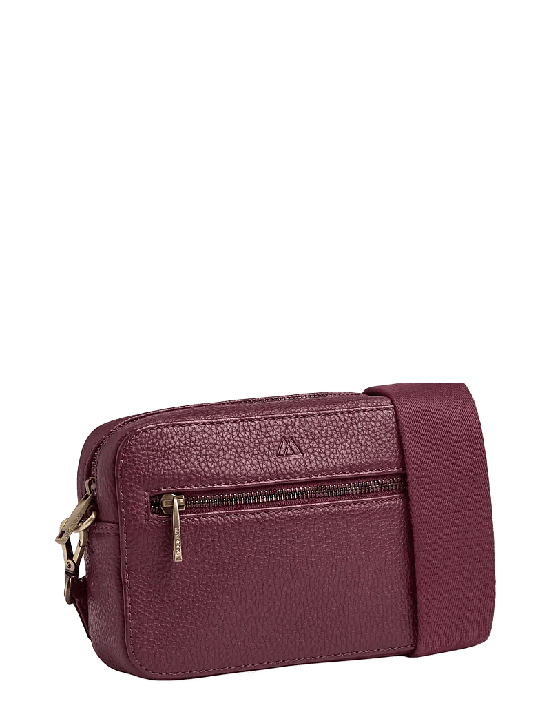 Markberg - Elea Crossbody Bag, Grain - modetrends - burgundy w/br. gold - 1
