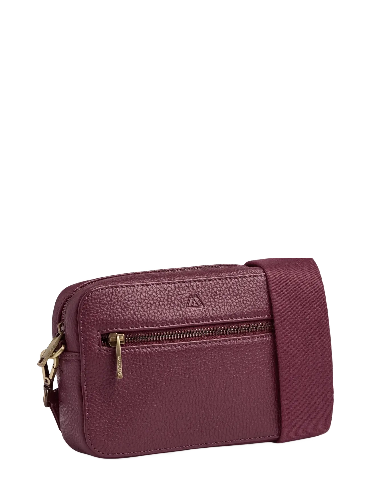 Markberg - Elea Crossbody Bag, Grain - modetrends - burgundy w/br. gold - 1