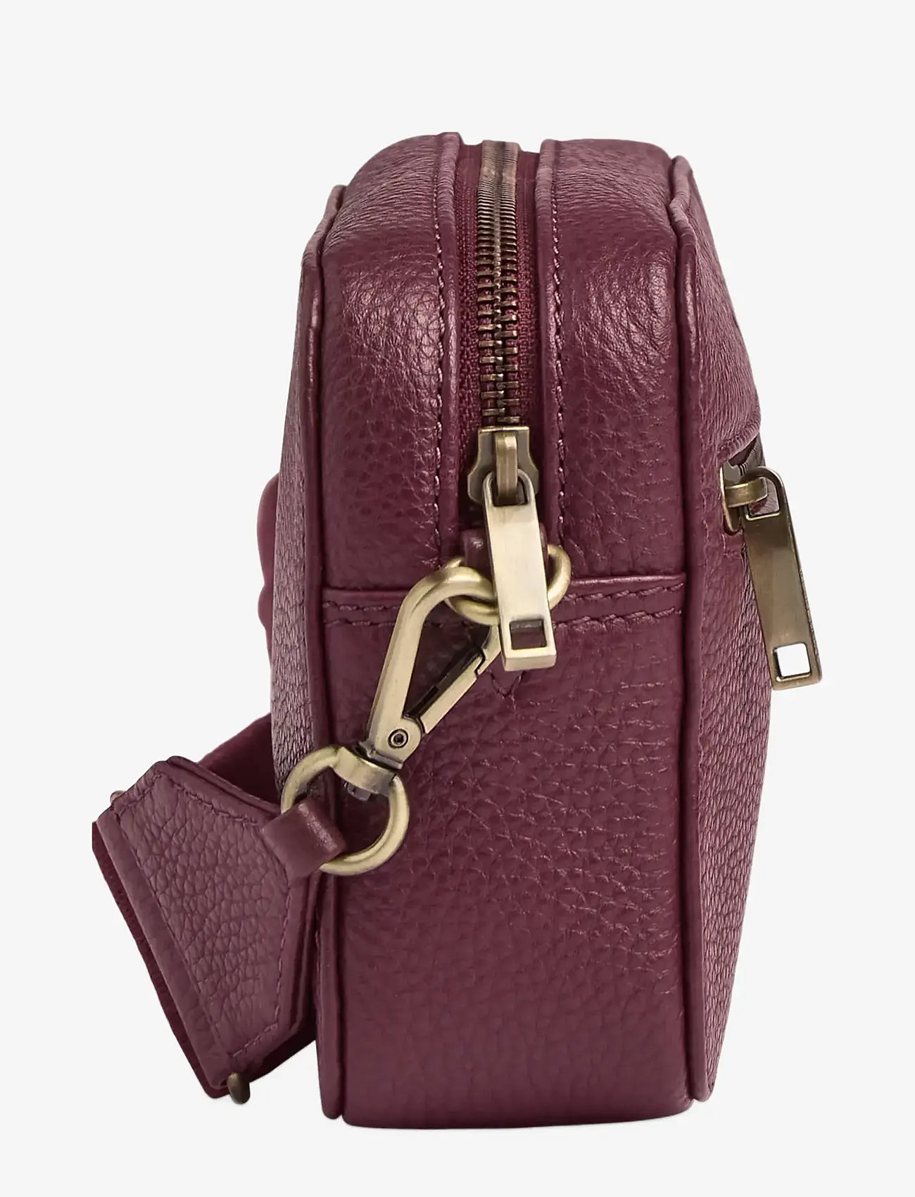 Markberg - Elea Crossbody Bag, Grain - modetrends - burgundy w/br. gold - 2
