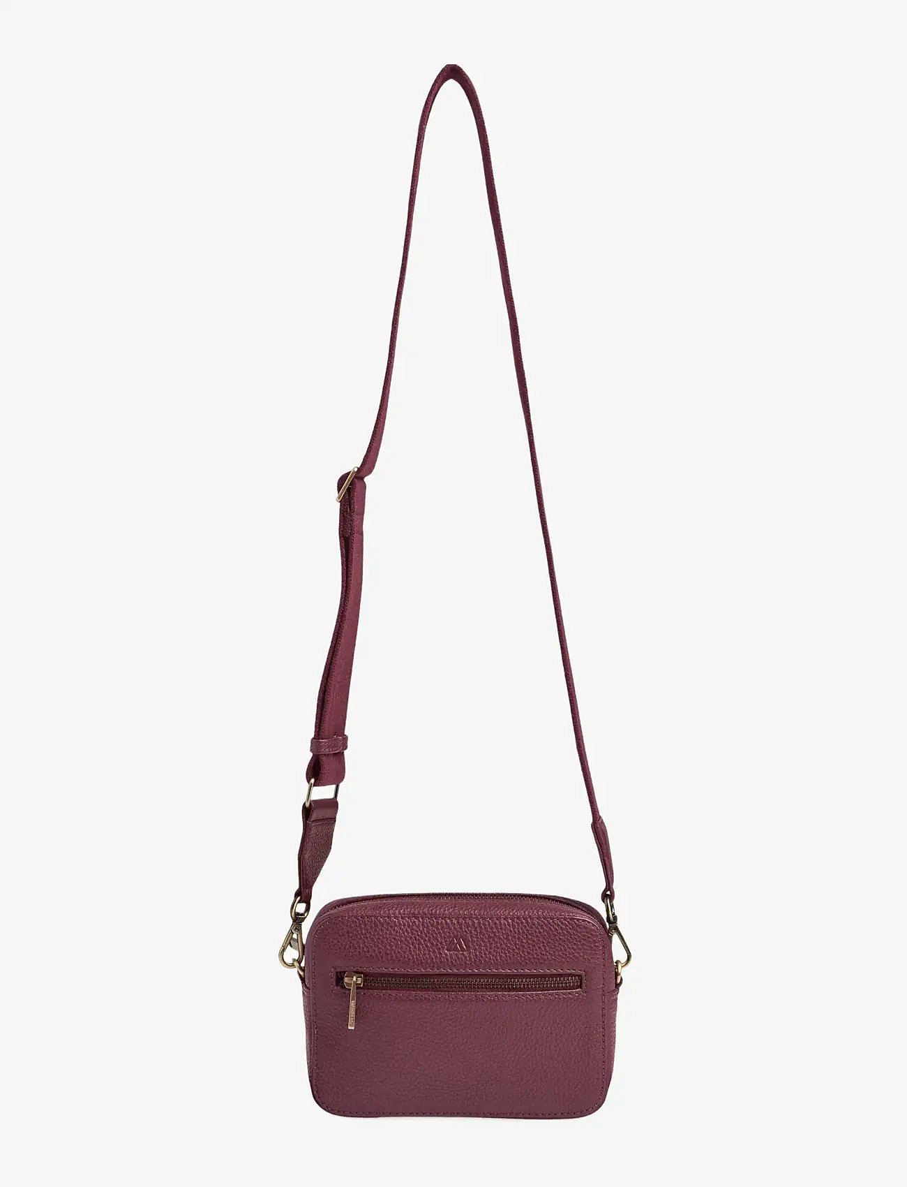 Markberg - Elea Crossbody Bag, Grain - modetrends - burgundy w/br. gold - 4