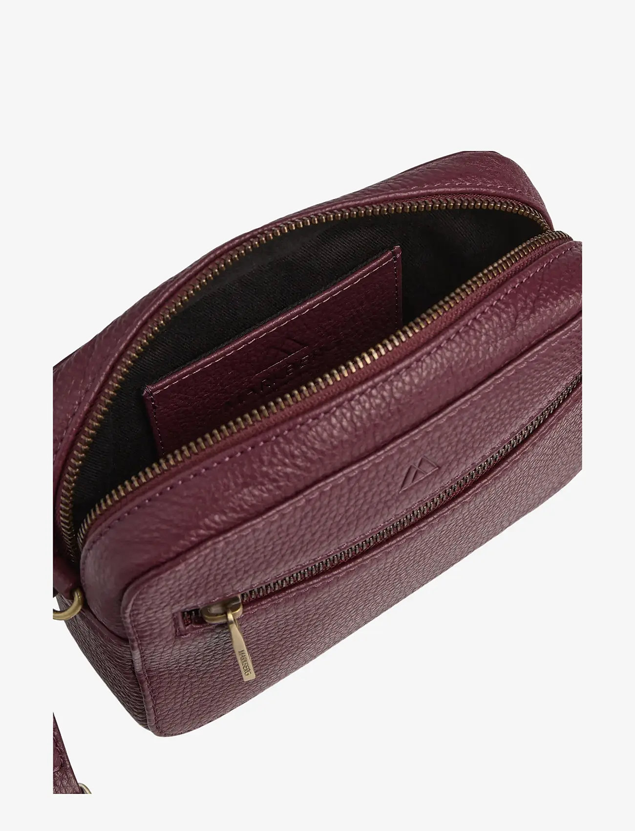 Markberg - Elea Crossbody Bag, Grain - modetrends - burgundy w/br. gold - 5
