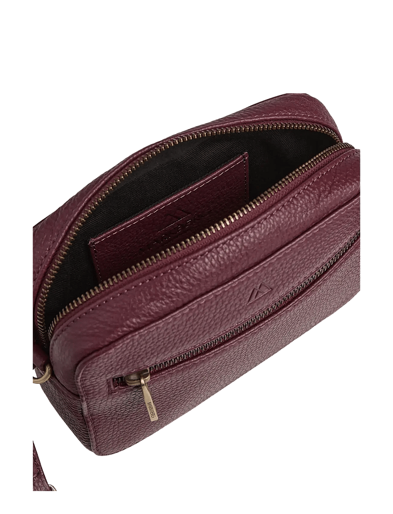 Markberg - Elea Crossbody Bag, Grain - modetrends - burgundy w/br. gold - 5