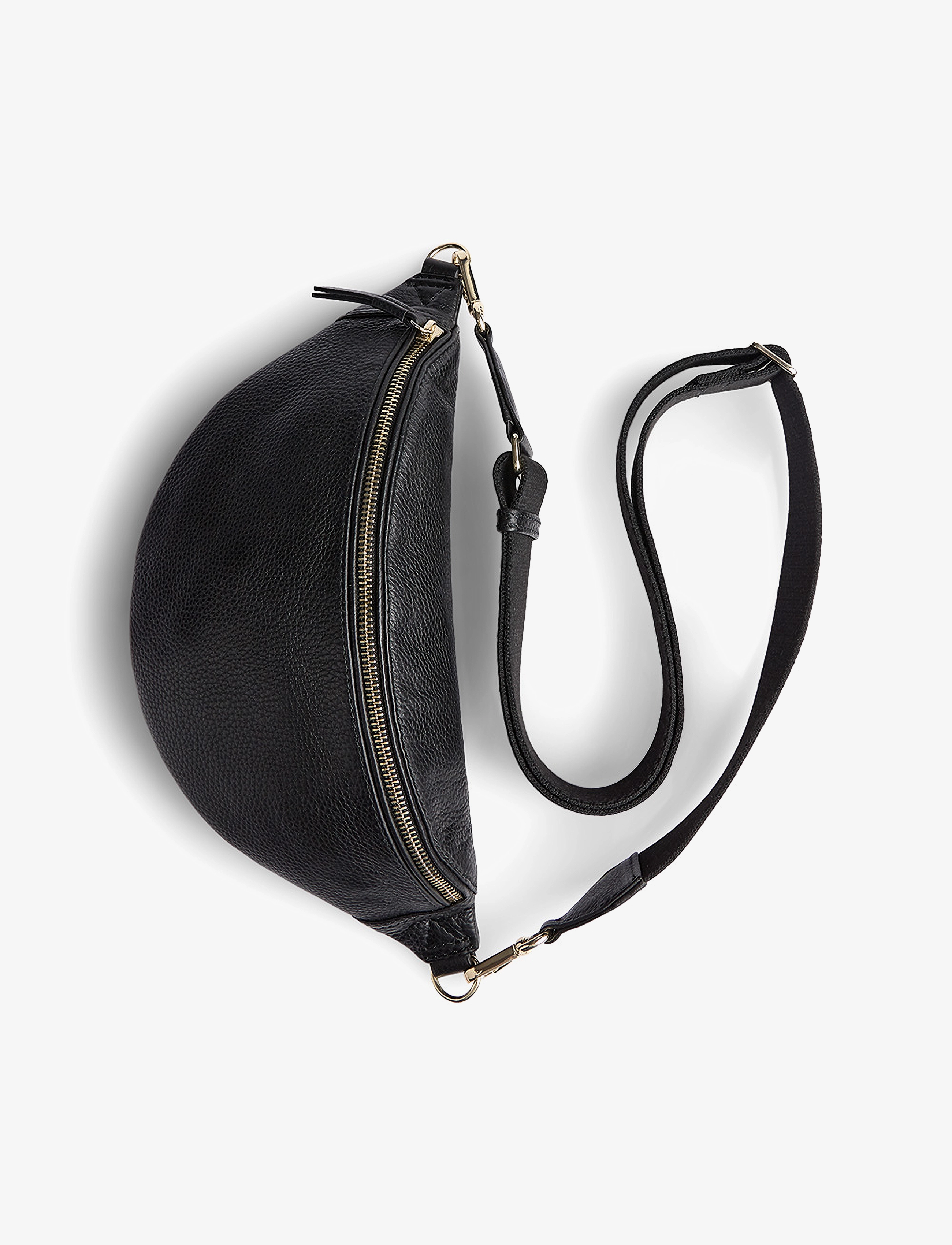 Markberg - ElinorMBG Bum Bag, Grain - black w/gold - 2