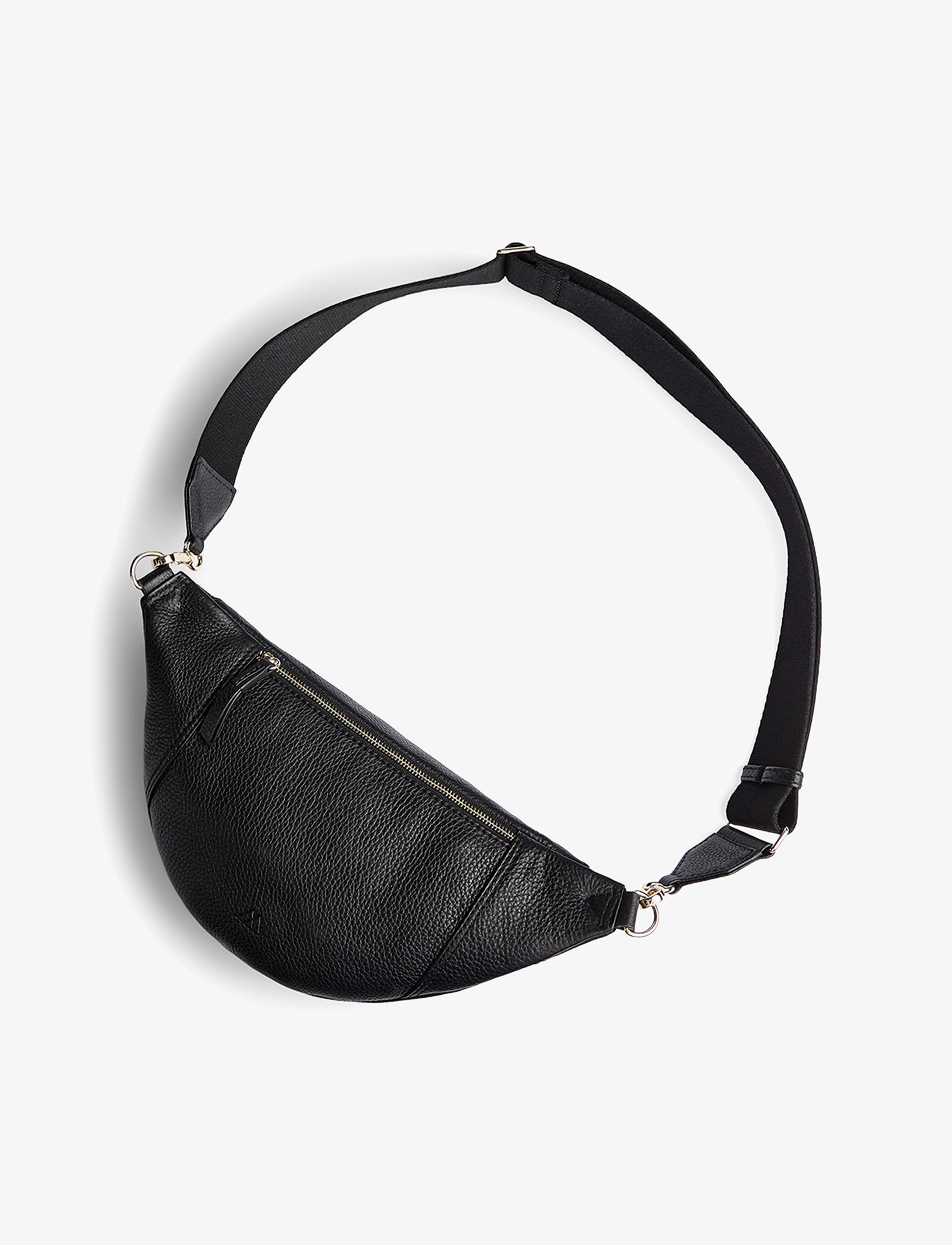 Markberg - ElinorMBG Bum Bag, Grain - black w/gold - 3