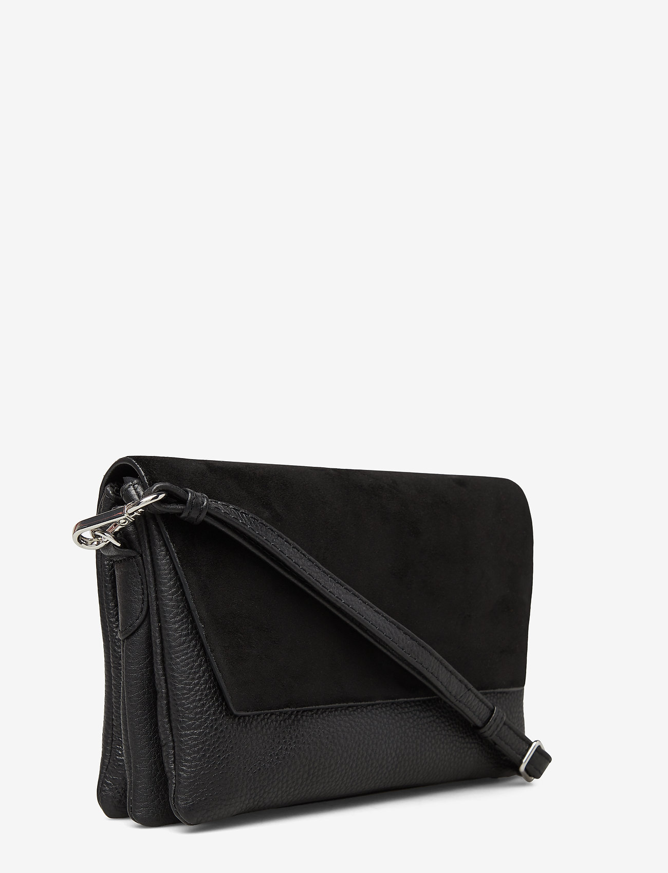 Markberg - Amy Crossbody Bag, Suede Mix - black - 2