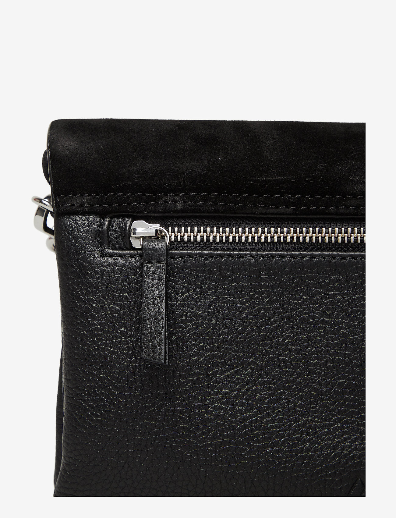 Markberg - Amy Crossbody Bag, Suede Mix - black - 3