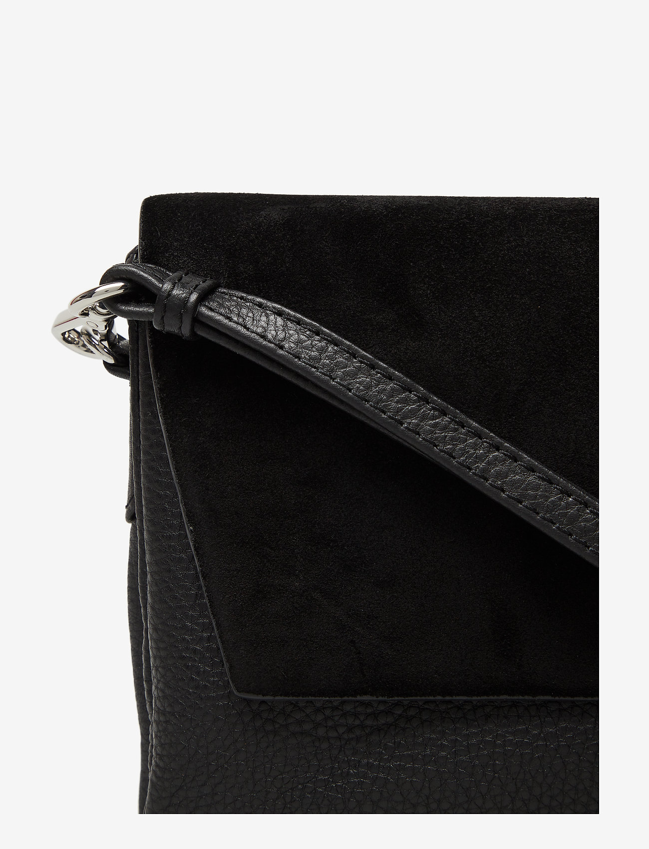Markberg - Amy Crossbody Bag, Suede Mix - black - 4