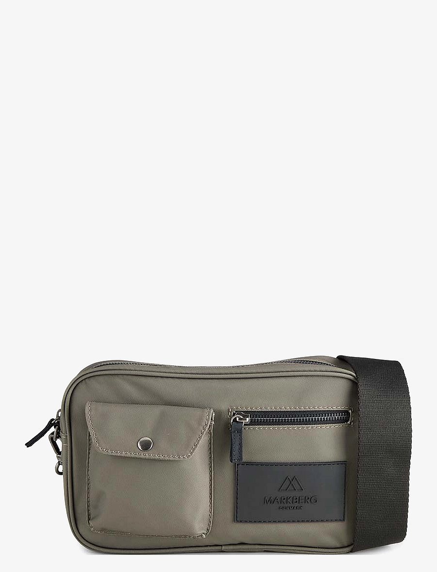 Markberg - DarlaMBG Cross. Bag, Recycled - moetrendid - dark olive w/black - 1