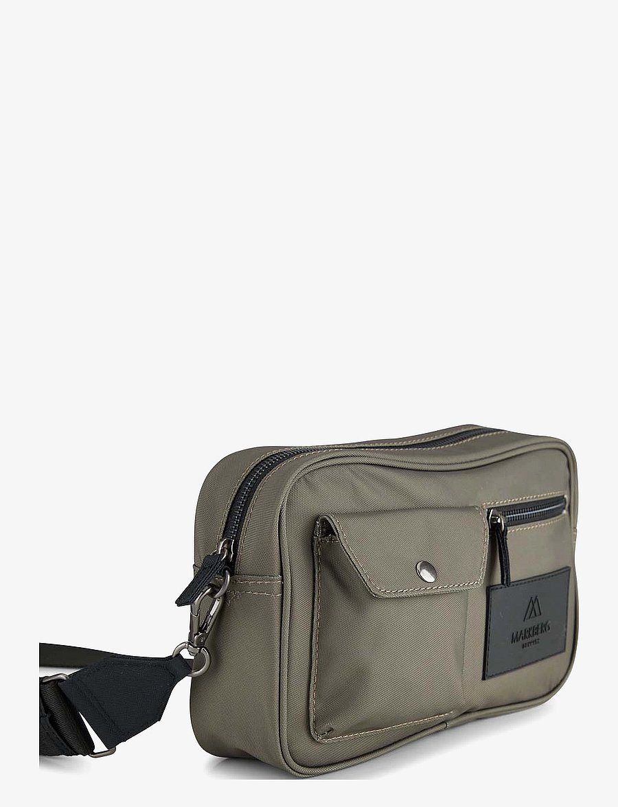 Markberg - DarlaMBG Cross. Bag, Recycled - moetrendid - dark olive w/black - 5