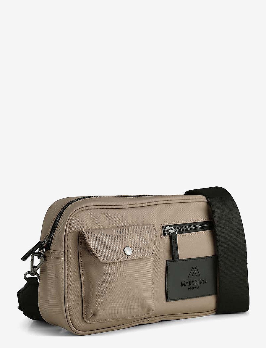 Markberg - DarlaMBG Cross. Bag, Recycled - moetrendid - light caramel w/black - 2