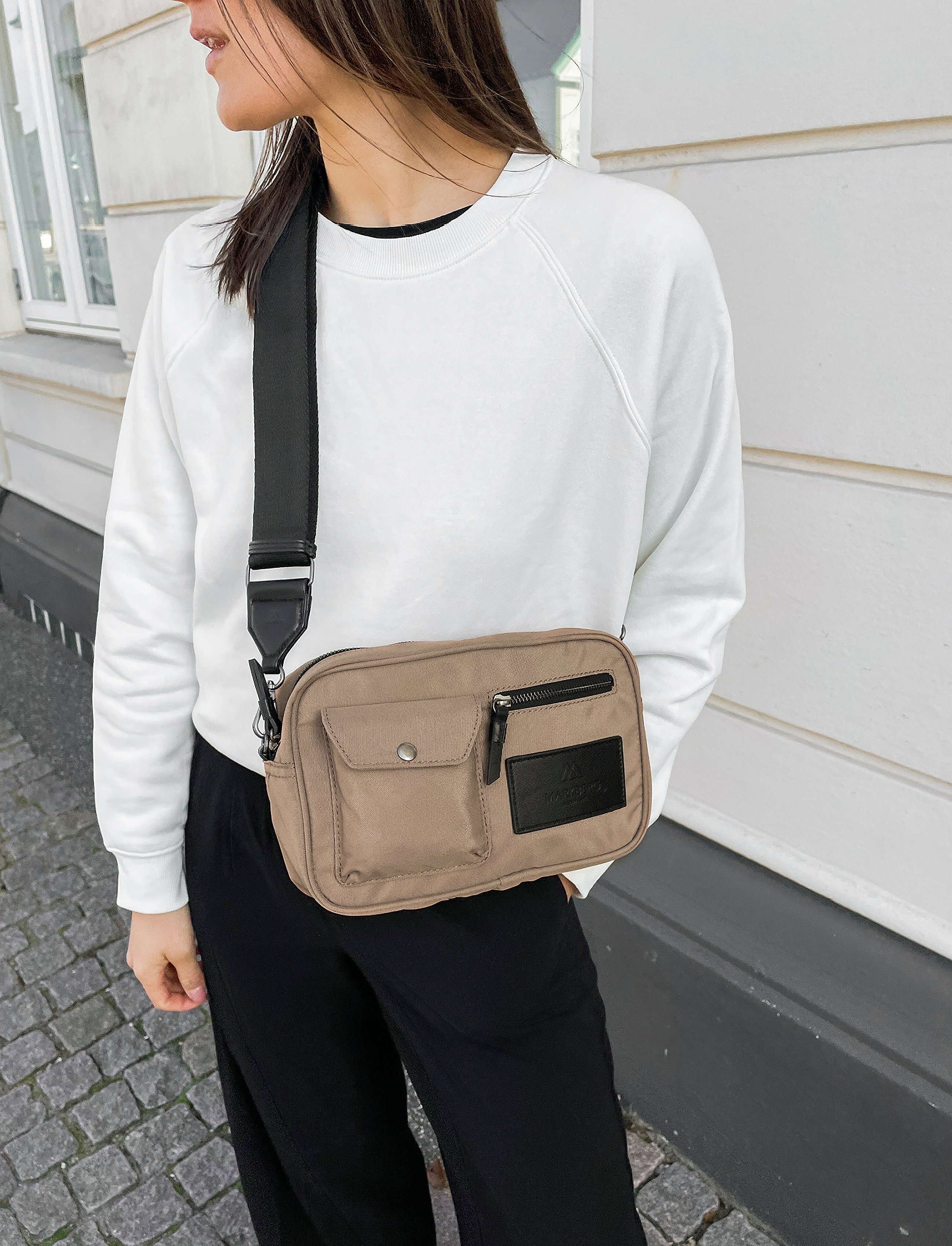 Markberg Darlambg Cross. Bag, Recycled, One Size, Bags, Beige - Crossbody Frauen