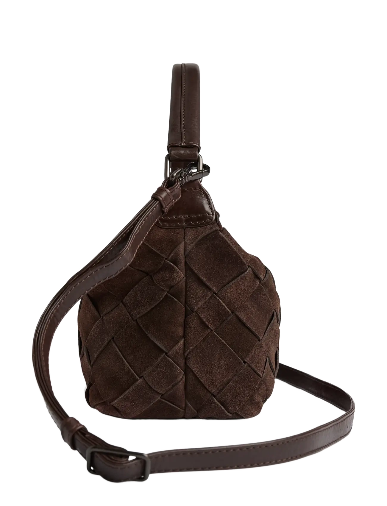 Markberg - LotusMBG Bag, Suede Weave - dark brown - 2