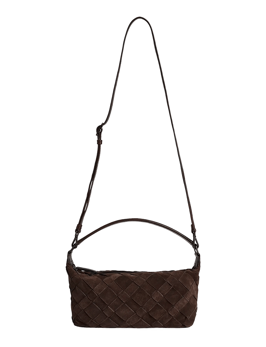 Markberg - LotusMBG Bag, Suede Weave - moetrendid - dark brown - 3