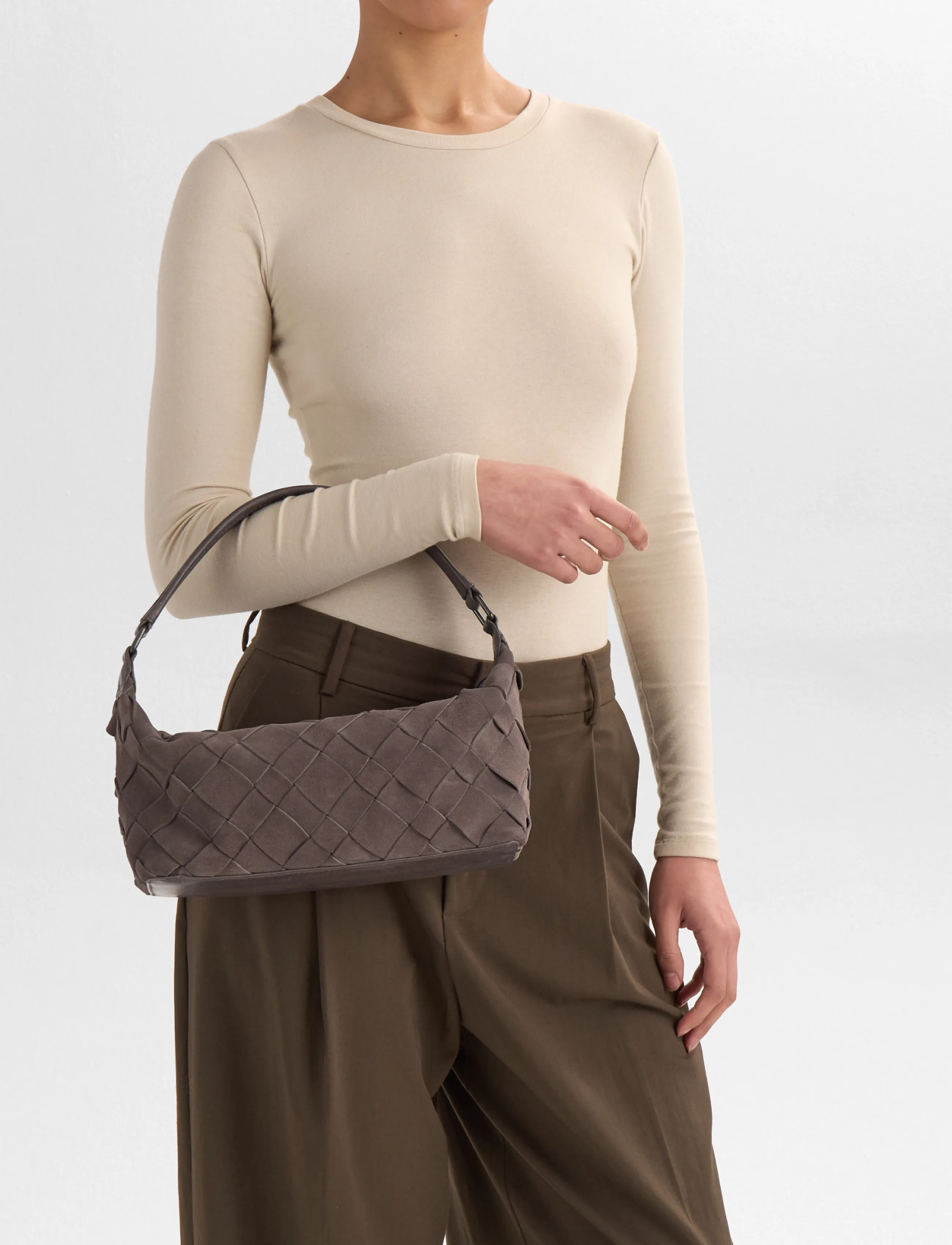 Lotusmbg Bag, Suede Weave