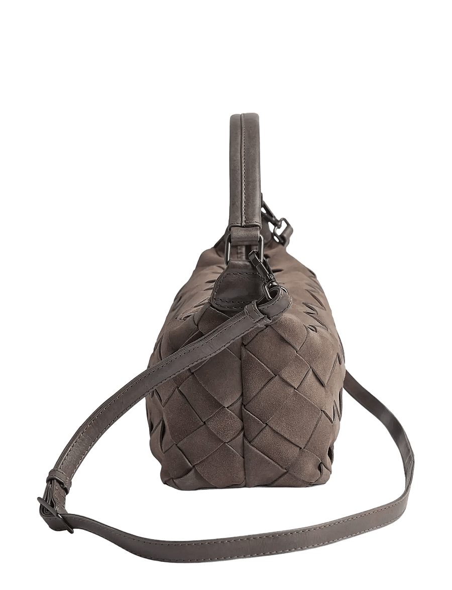 Markberg - LotusMBG Bag, Suede Weave - modetrends - major brown - 2