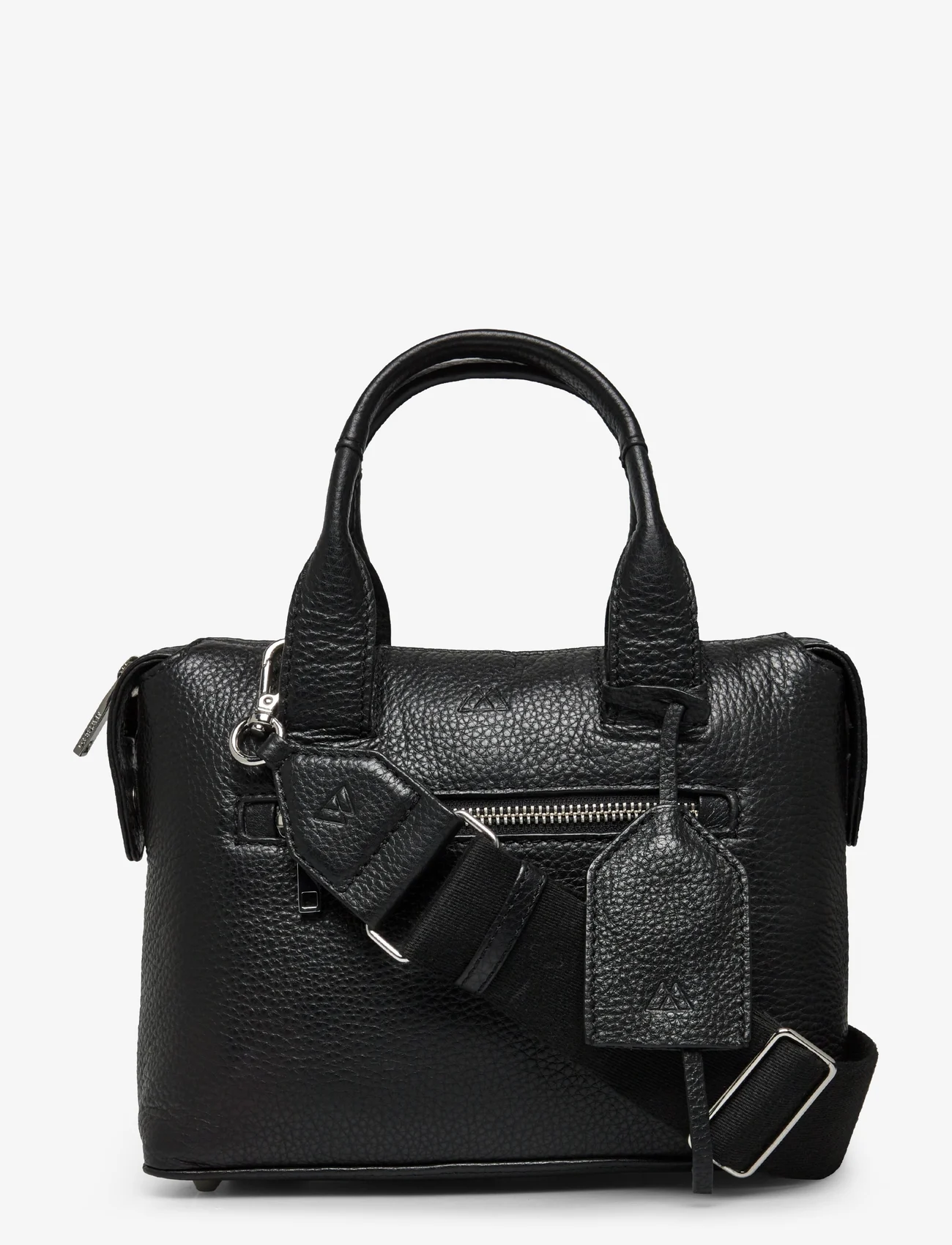 Markberg - AbrielleMBG Small Bag, Grain - nordisk stil - black w/black - 0