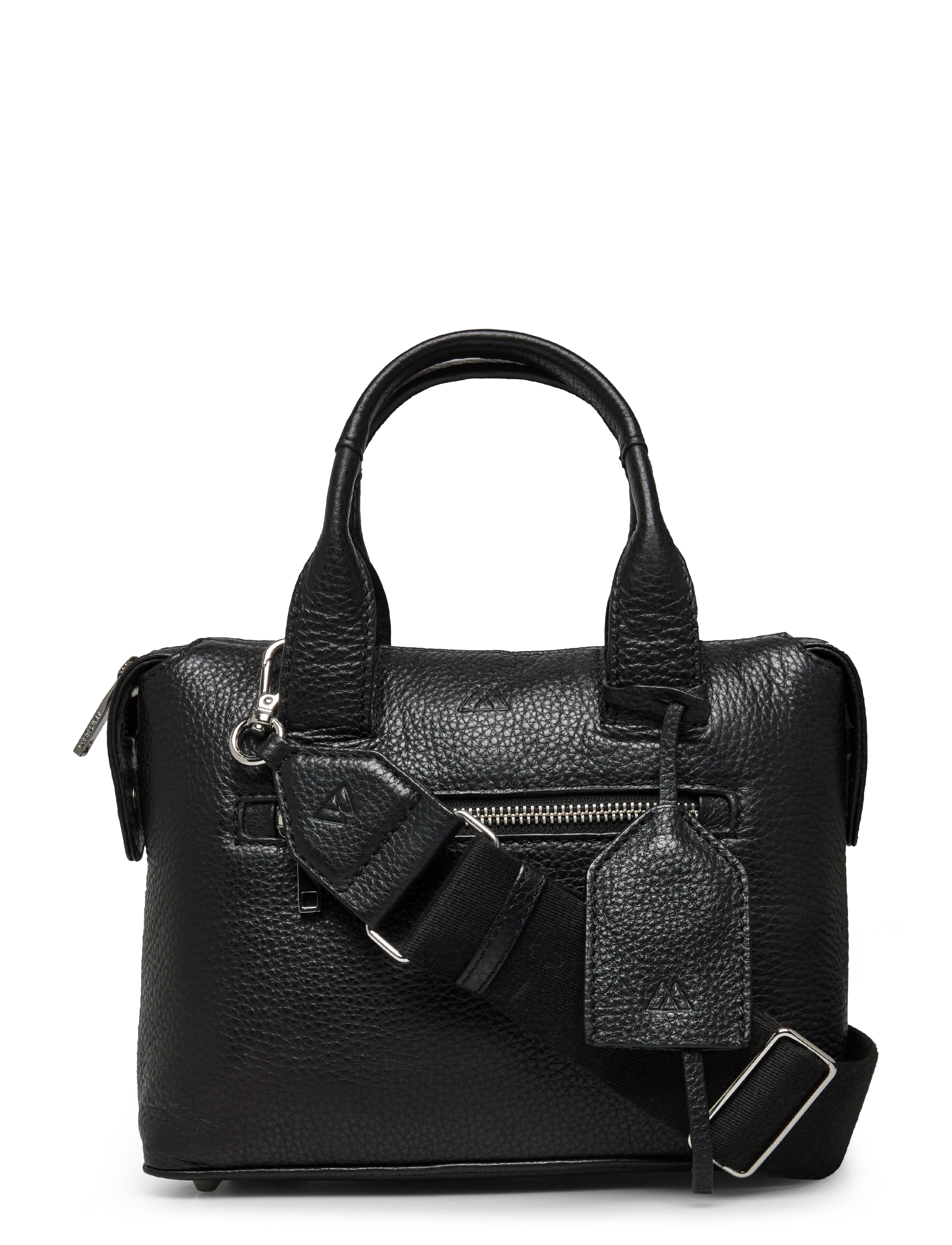 AbrielleMBG Small Bag, Grain - BLACK W/BLACK