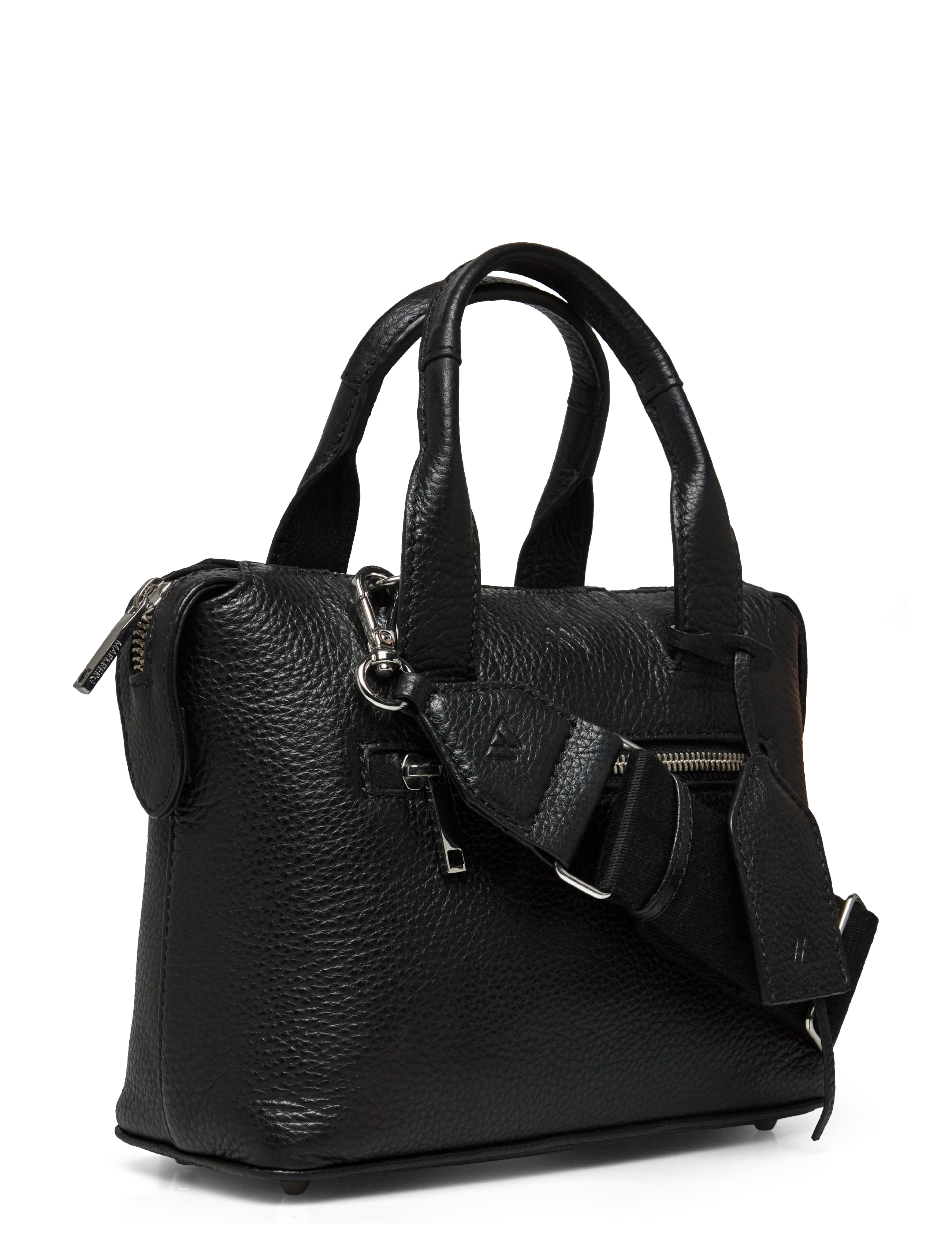 Markberg - AbrielleMBG Small Bag, Grain - black w/black - 2