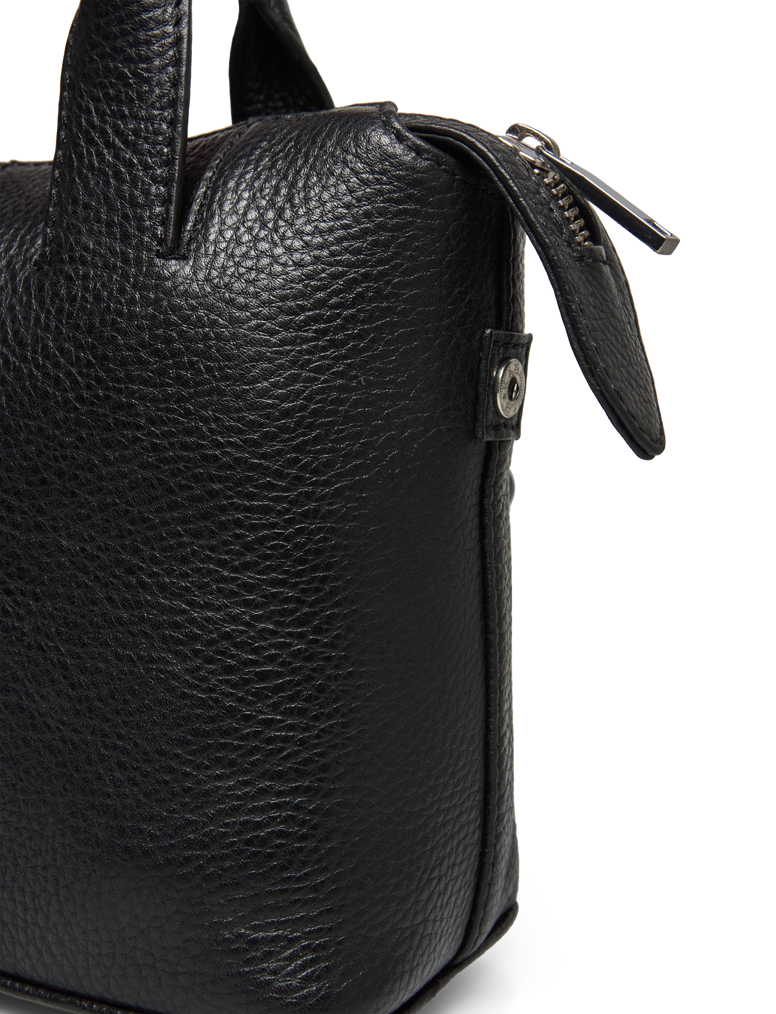 Markberg - AbrielleMBG Small Bag, Grain - black w/black - 3