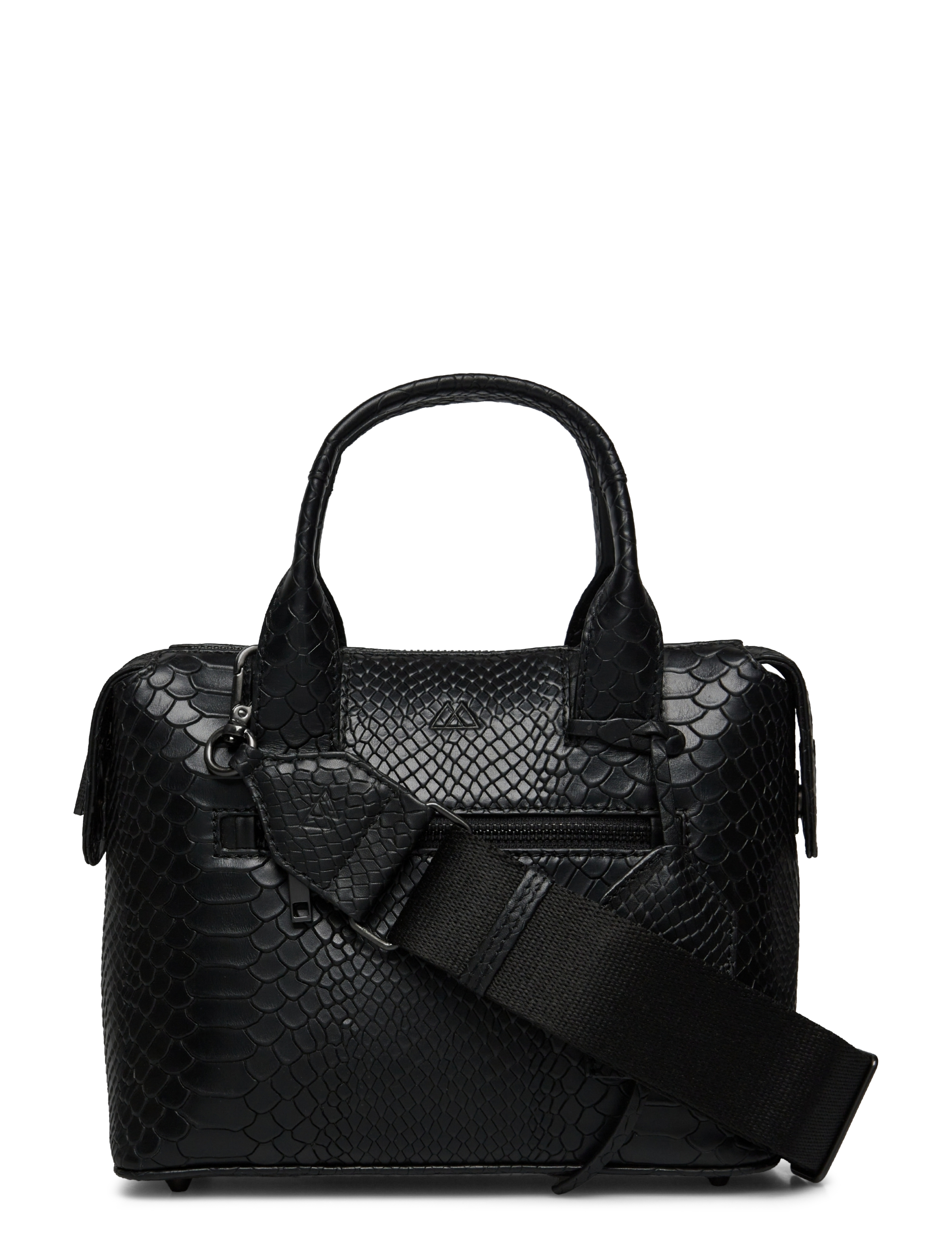 AbrielleMBG Small Bag, Snake - BLACK W/BLACK